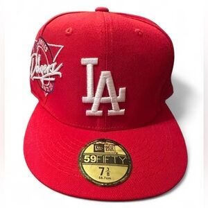 New Era Red Dodgers Baseball Cap